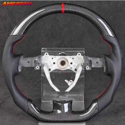 100% Carbon Fiber LED Display perforated leather Steering Wheel fits for volante Toyota FJ CRUISER