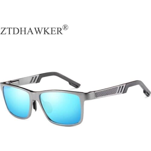 New All Aluminum Polarized Sunglasses for Men and Women Driver Mirror Fishing Glasses High Quality Spectacles