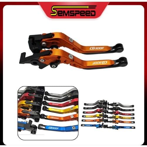 CNC Clutch Brake Levers For Honda CB300F CB300 F 2014-2019 Motorcycle Brakes Foldable Extendable Lever