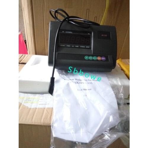 Version RS232 XK3190-A12+E LED Display English panel Weight Indicator no battery load meter controller XK3190-A12E Euro Plug