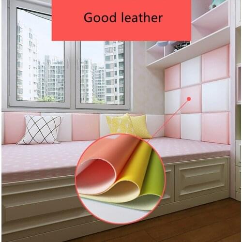 All-inclusive Super Soft Smooth Childrens Headboards Thicken Headboard Cover Solid Color Bed Back Cabecero Aesthetic Room Decor