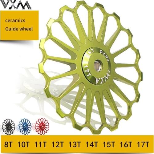 VXM Mountain Road Bike Rear Derailleur Bearing Guide Wheel Ceramic 8T/10T/11T/12/13T/14T/15T/16T/17T Gearbox Gear Accessories