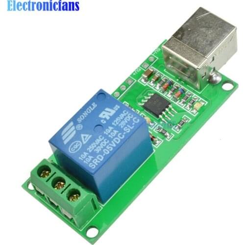1 Channel USB Relay 5V Programmable Computer Control For Smart Home