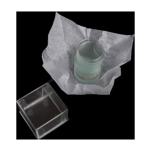 100PCS 60 70 80 90 100mm Large Round Microscope Glass Coverslip Slides Cover Glass F Preparation of Specimen Microscope Slides