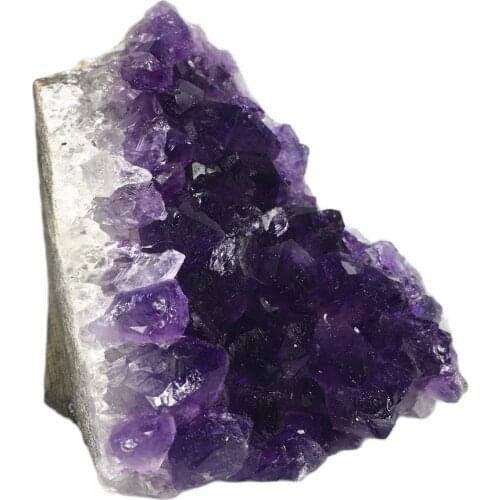 Amethyst Crystal Natural Raw Quartz Purple Healing Stones Home Decoration Crafts Gift Cluster Specimen Mineral