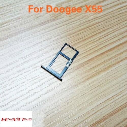 BingYeNing New Original Main Doogee X55 Sim Card Holder 100% Original Sim Card Slot Tray Holder for Doogee X55 Smart Phone