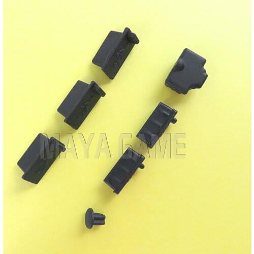 For Xbox One X ONEX XBOXONE S Gaming Console Silicone DIY Dust Proof Pack Kits Dust Prevention Cover Case Mesh Jack Stopper