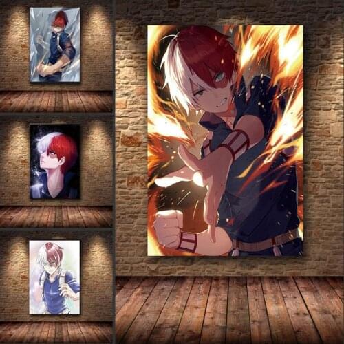 HD Anime Boku No My Hero Academia Canvas Painting Art Cartoon Room Modern Wall Pictures Posters and Prints Home Decoration