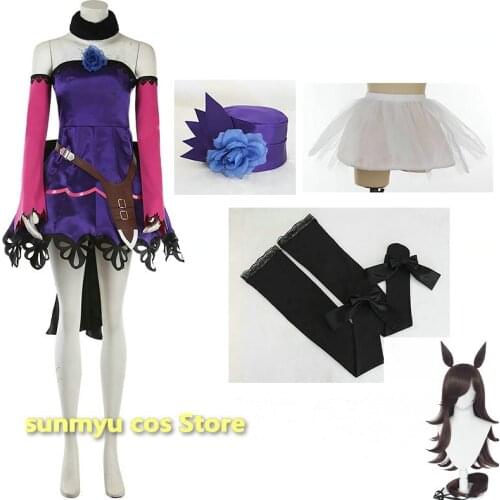 Uma Musume Pretty Derby Rice Shower Cosplay Costume Custom Size Halloween