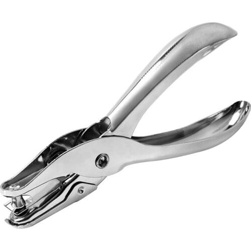 Metal Single Hole Puncher Hand Paper Punch Single Hole Scrapbooking Plier Punches 6mm Circle Card Cut Punch Leathercraft Tools