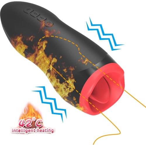 Male Masturbator Artificial Oral Vaginal Sex Toys for Men Deep Throat Sucking Glans Penis Stimulation Blowjob Pussy Masturbator