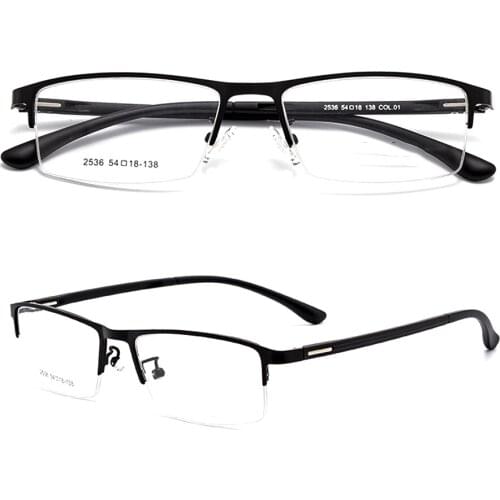 Business Style Metal Rectangular Casual Reading Glasses Luxury Optical Eyeglasses for Men Women+1 +1.5 +2 +2.5+3 +3.5 +4