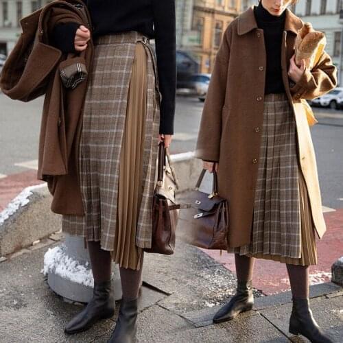 Qpipsd Women's Pleated Skirts