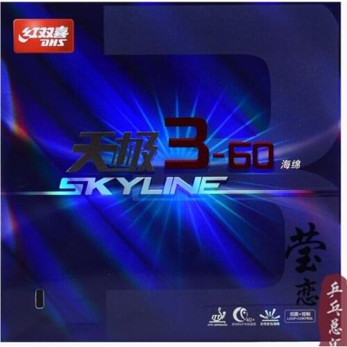 Original DHS skyline 3-60 tg 3-60 pimples in table tennis rubber table tennis rackets with high elastic sponge racquet sports