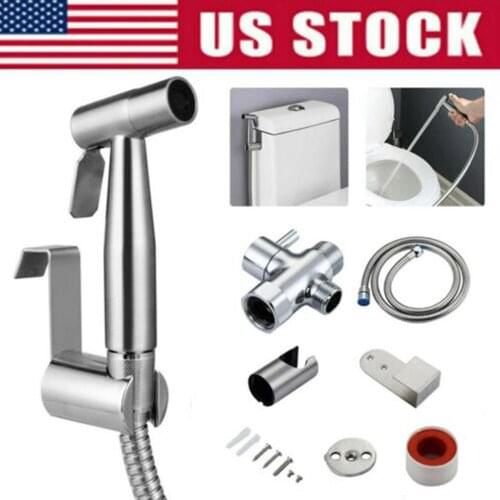 ABS Faucets Handheld Diapers Holder Bathroom Hose Bidet Home Sprayer Shower Stainless Steel Toilet