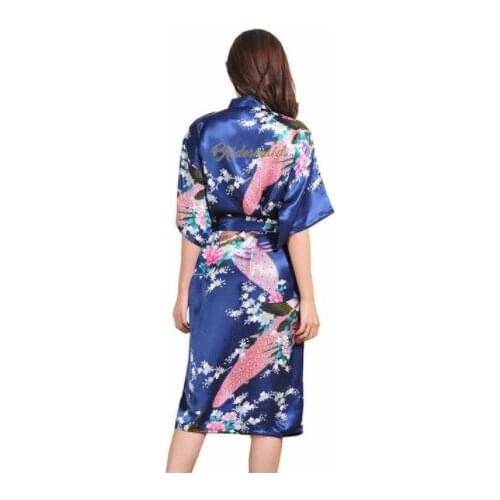 Sexy Letter Of "bridesmaid" Wedding Robe. Intimate Lingerie Sleepwear Women Kimono Bathrobe Gown Home Clothing Loose Homewear