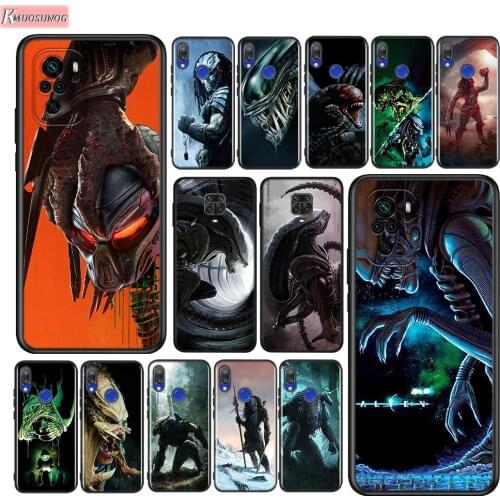 Alien Vs Predator Silicone Cover For Xiaomi Redmi Note 10 10S 9 9S Pro Max 9T 8T 8 7 6 5 Pro 5A Phone Case