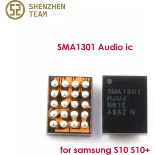 SZteam 10pcs/lot SMA1301 Audio IC for Samsung S10 S10+ Module Replacement Parts