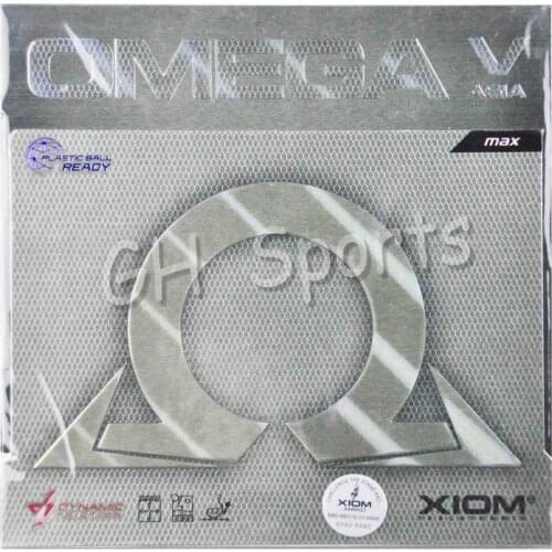 XIOM OMEGA V ASIA (Omega 5 Asia, Non-sticky, High Friction) Table Tennis Rubber Pips-in Ping Pong Sponge