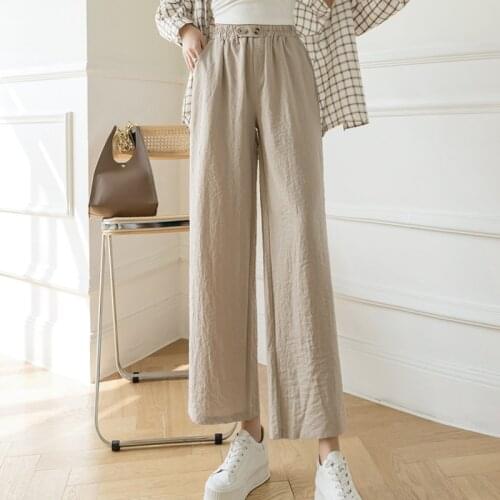 Женские льняные брюки YUAZHOQI China At AliExpress
