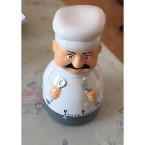 1PC Mechanical Dial Kitchen Timer Alarm 60 Minutes Kitchen Timer Egg Kitchen Cooking Tool OK 0300