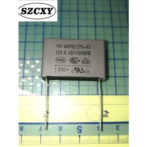 100% Home furnishings X2 MKP62 1UF 275v 250V C42P2105KBSC000 Safety capacitance foot22MM