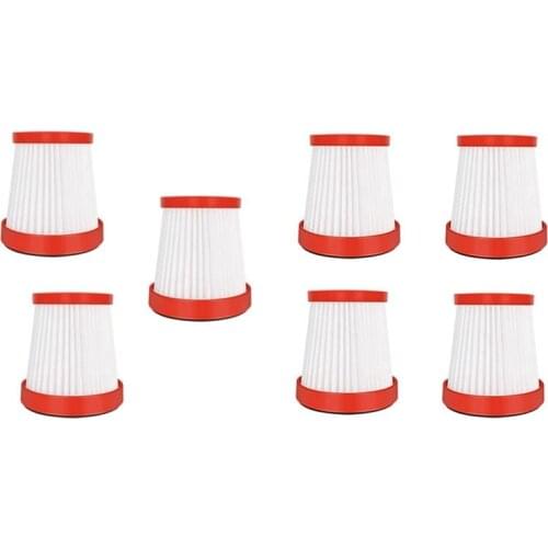 2 Set Replacement Spare Parts Filter for Xiaomi Deerma VC01 Handheld Vacuum Cleaner Accessories, 1 Set 4Pcs & 1 Set 3Pcs