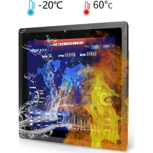 21" Embedded Industrial Mini All-in-one computer Capacitive Touch Screen Tablet PC is suitable for advertising machine