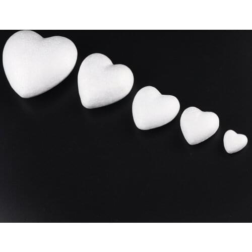 24pcs x 65 mm polystyrene foam wedding decoration peach heart shape ball.Christmas decoration art kindergarten teaching supplies