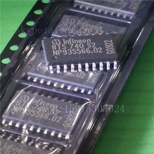 5pcs Car IC Chips BTS 740 S2 BTS740S2 car computer board power switch IC chip SOP-20