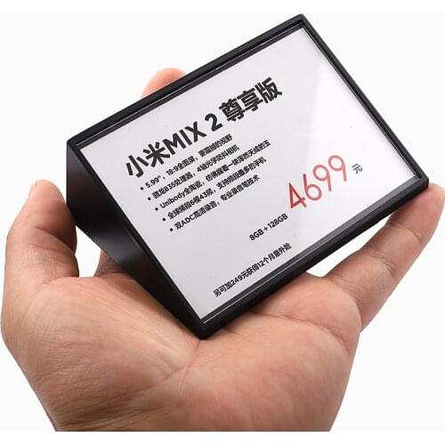 6pcs 100*70cm Stand or Lie Plastic Countertop Advertising Display Stand Price Holder For Hotel or Store Use New Style Price Tag