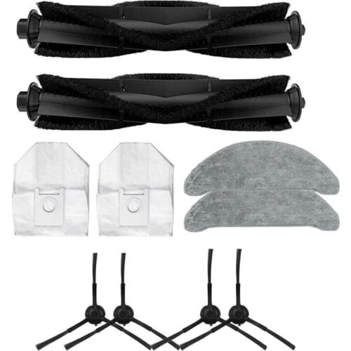 Promotion!Mop Pad Rag Cloth Main Roller Side Spin Brush Replacement Parts For Xiaomi Roidmi Eve Plus Robot Vacuum Cleaner