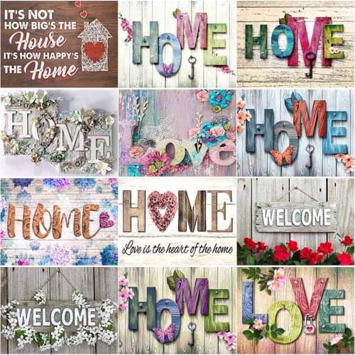 New 5D DIY Diamond Painting Flower Scenery Diamond Embroidery Home Cross Stitch Full Square Round Drill Crafts Home Decor Gift
