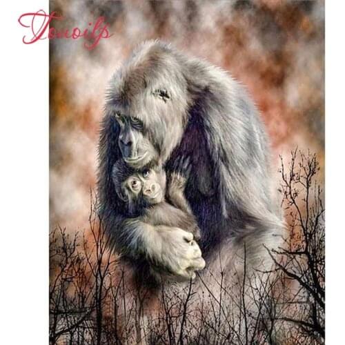 DIY Full Diamonds Embroidery pictures Diamond De Goede Moeder 5D Diamond Painting Dinosaur image rhinestones Cross Stitch Kits