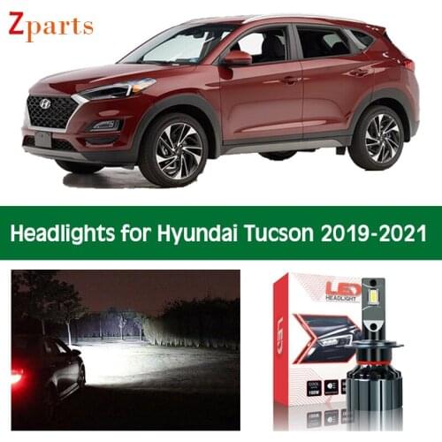 Car Bulbs For Hyundai Tucson 2019 2020 2021 LED Headlight Headlamp Low High Beam Canbus Auto Lights Lighting Accessories