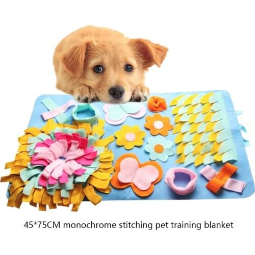 Dog Sniffing Mat Interactive Food Training Blanket Play Toys Dog Pad For Relieve Stress Puzzle Sniffing Mat Dog Training Supplie