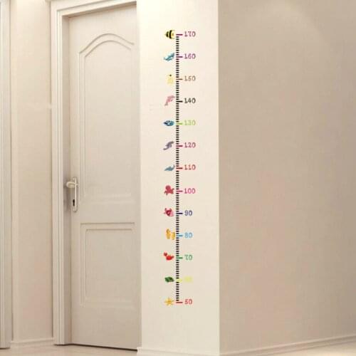 The Height Tree In Bud Stick Kindergarten Preschool Childrens Room Scale Ruler 3D Stereo Acrylic Stickers