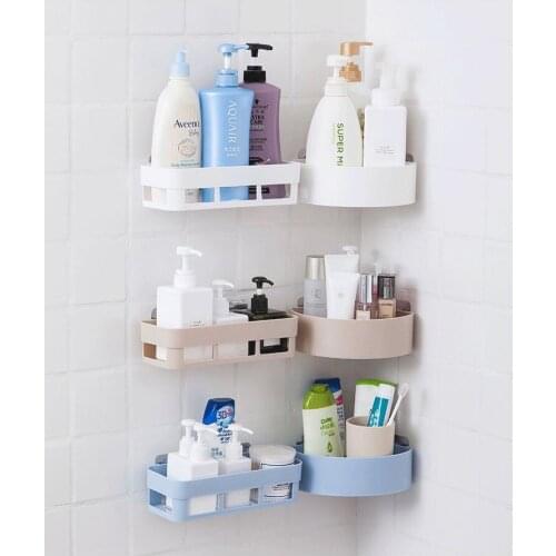Bathroom Kitchen Storage Shelf Kitchen Wall Hang Drain Bathroom Organizer Rectangle Semicircle Bathroom Organize