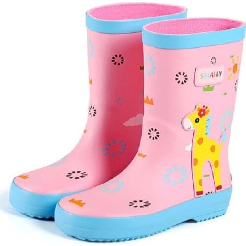 High Quality Cartoon Boy Girls Rain Shoes Waterproof Shoes for Boys Baby Children Rubber Boots Kids Rain Boot