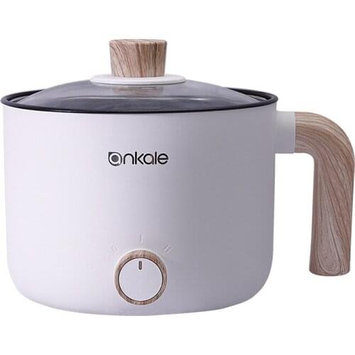 2021 New Multi Electric Cooker 1.5L Household Dormitory Mini Electric Skillet Mini Hot Pot Multifunction Frying Cooking