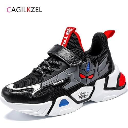 CAGILKZEL 2020 Autumn Childrens Sneakers Breathable Mesh Casual Boys Shoes Comfortbale Running Sports Shoes For Boys Sneakers