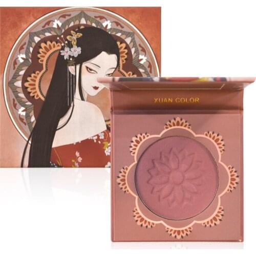Three-dimensional blush tray emotional blush high-gloss rouge contouring tray