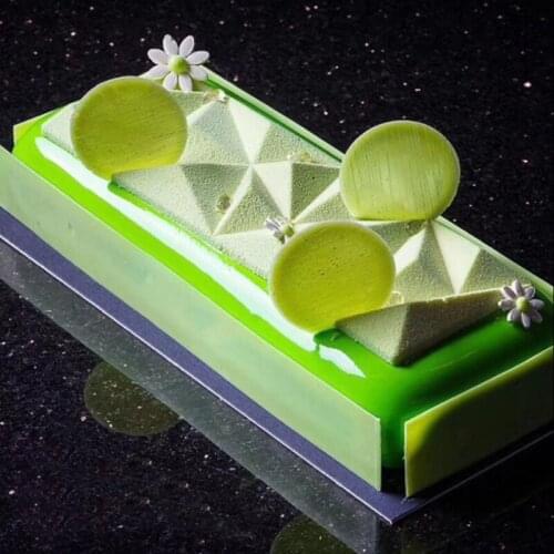 SHENHONG Rectangle Mousse Bakeware Set Silicone Cake Molds Party Dessert Baking Moulds Pastry Decorating Tools Kitchen Utensil