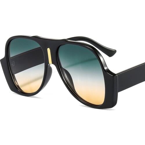 Unique Square Sunglasses Men Women New Vintage Shades Brand Black Oculos Luxury Big Sun Glasses UV400 Oversized Eyewear Female