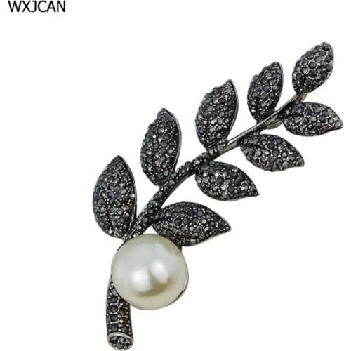 WXJCAN Black Brooches For Clothes