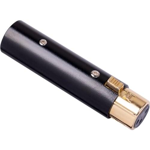 XLR 3 Pin Female To XLR 3 Pin Male Adaptor,Audio Interfaces,For Stereo Microphone Cable