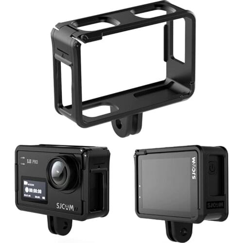 SJ8 Protective Frame Case for SJ8 Series SJ8Plus SJ8Pro SJ8Air Holder SJ8 Lens Cap Glass Screen Film Waterproof Lens Cap Hood