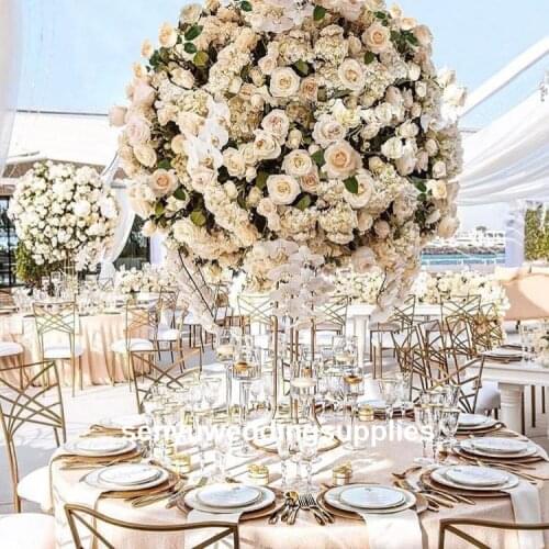 10pcs ) Party Decoration Flowers Table Decor Wedding Centerpieces Flower vase senyu1463