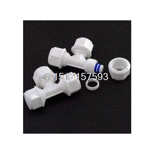 2PCS 16mm ID 20mm OD Swagelok Type T Pex Al Pex fitting Plastic Connrctor