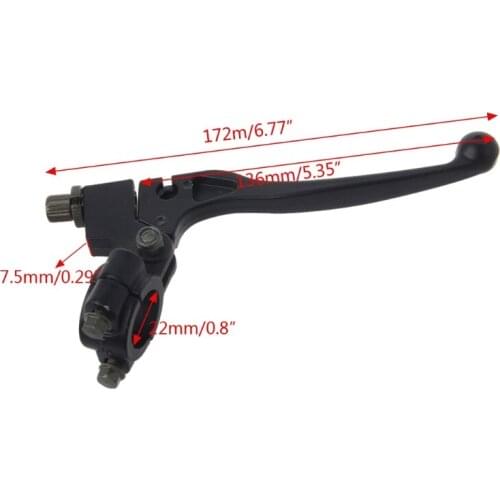 7/8''Left Universal Handlebar Motorcycle Brake Cable Clutch Lever For Motorcycle ATV E7CA